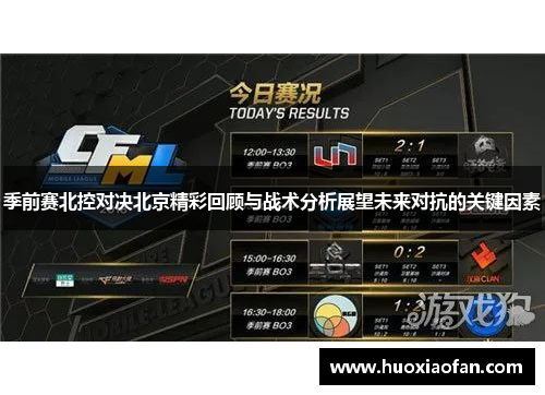 季前赛北控对决北京精彩回顾与战术分析展望未来对抗的关键因素
